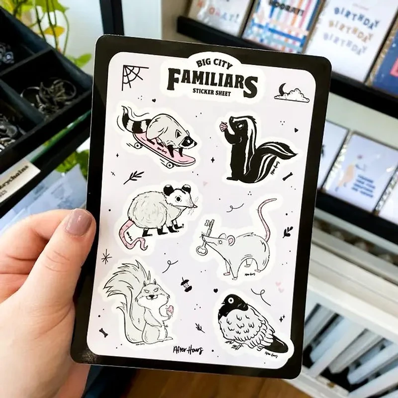 Big City Familiars Sticker Sheet