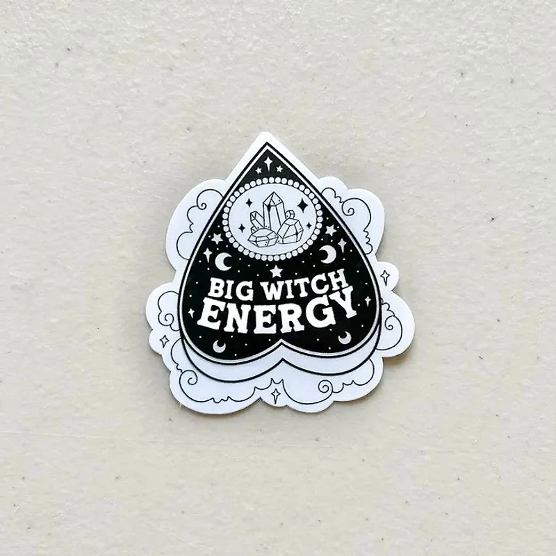 Big Witch Emegry Ouija Planchette Sticker