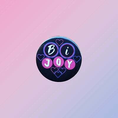 Bi Joy Bisexual Pin