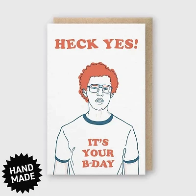 Heck Yes Birthday Card