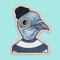 Bird Boi Cicle Vinyl Sticker