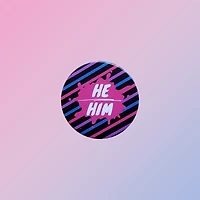 Bisexual He Him Pin