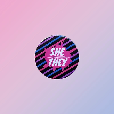 Bisexual She They Pin
