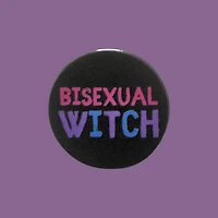 Bisexual Witch Pin Badges, Witch Badges Bisexual Pin Badge