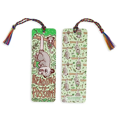 Reading Is Possum Bookmark