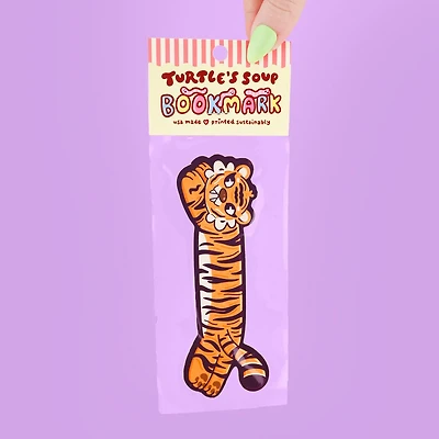 Long Tiger Reader Gift Bookmark