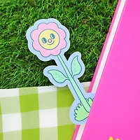 Happy And Sad Flower Cute Bookmark