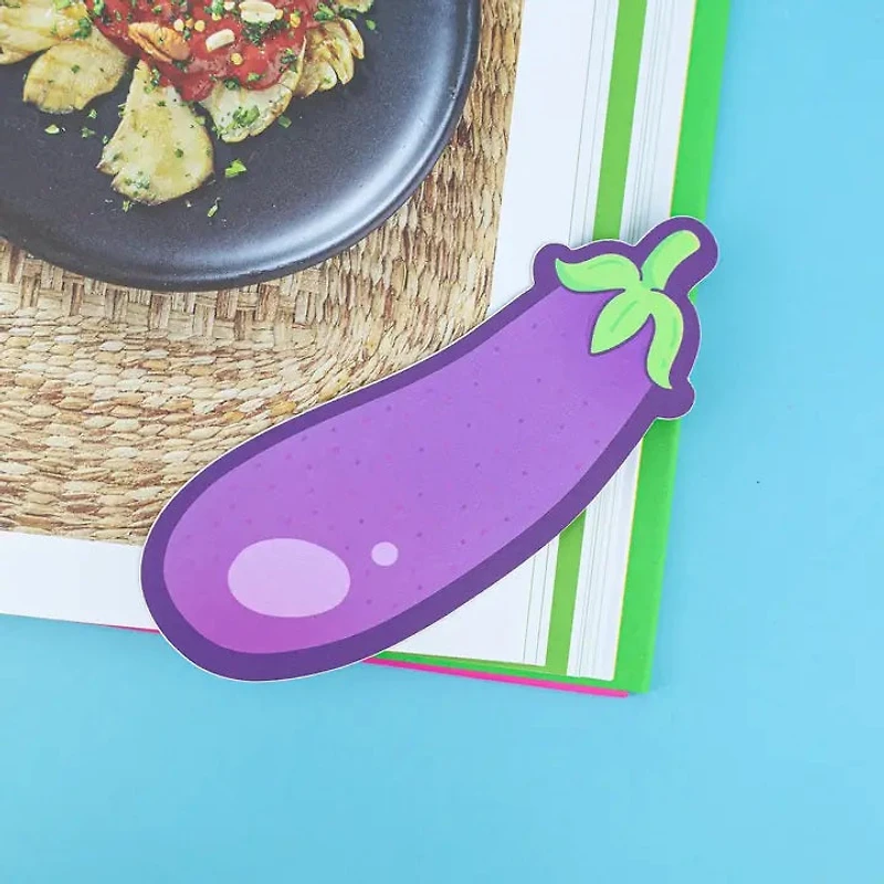 Egg Plant Cute Smut Bookmark