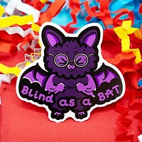 Blind As A Bat Sticker