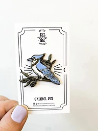 Blue Jay Hard Enamel Pin