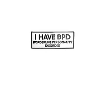 I Have Bpd Borderline Personality Disorder Enamel Pin