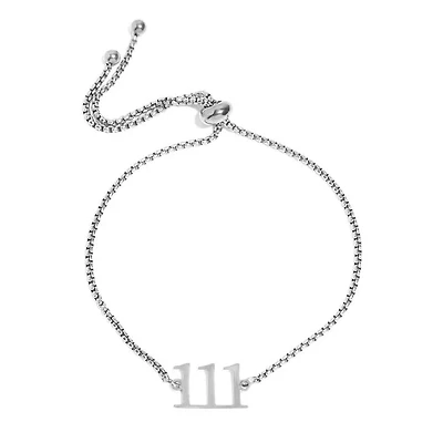 Stainless Steel Angel Number Bracelet