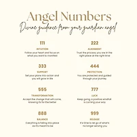 18K Gold Pvd Stainless Steel Angel Number Bracelet