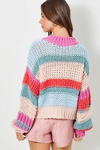 Colorblock Knit Sweater