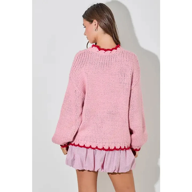 Stupid Cupid Knit Sweater