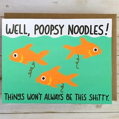 Goldfish Encouragement Card