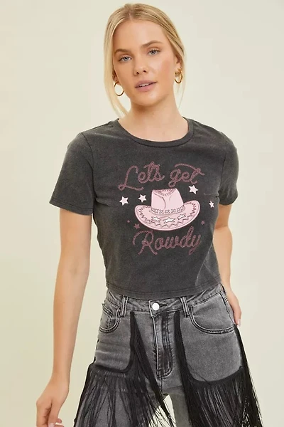 Lets Get Roudy Graphic Tee