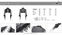 Witchy Embroidered Lace Bolero