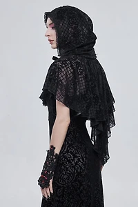 Black Lace Rennaissance Cape