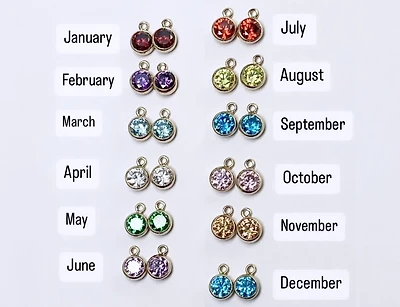 BIRTHSTONE CHARM 14KT GOLD