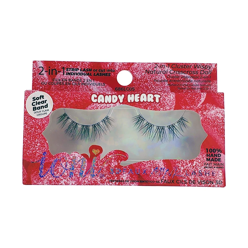2 In 1 Cluster Wispy Natural Crisscross Doll Lashes