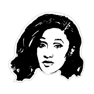 Cardi B Vinyl Sticker