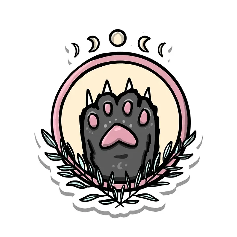Cat Paw Sticker