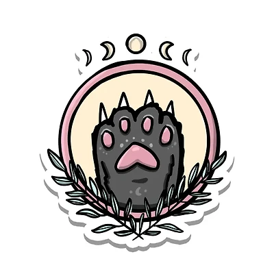Cat Paw Sticker