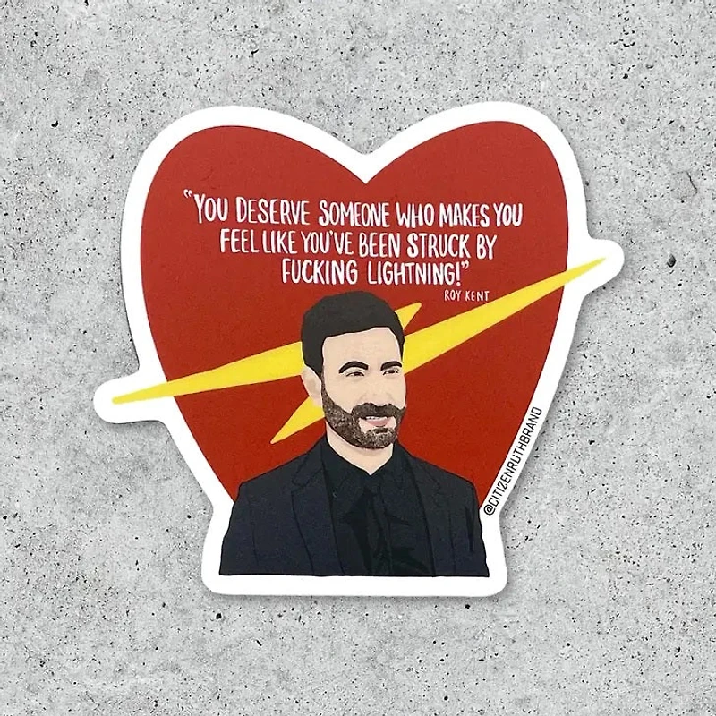 Roy Kent Lightning Sticker