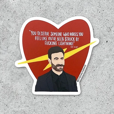 Roy Kent Lightning Sticker