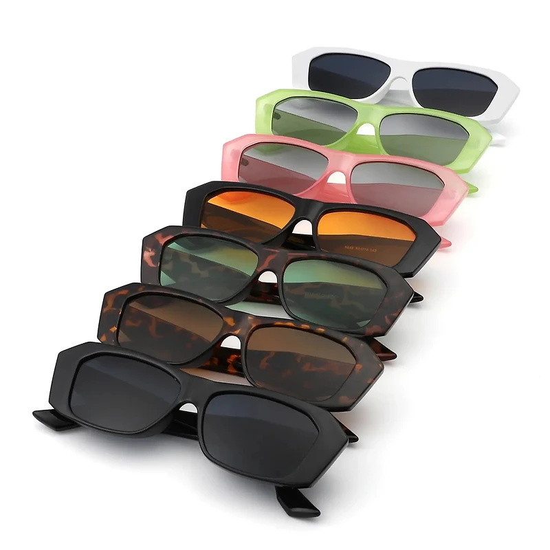 Square Retro Modern Fashion Geometric Sunglasses