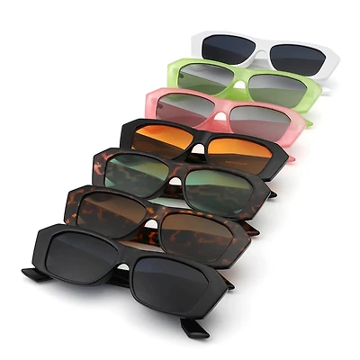 Square Retro Modern Fashion Geometric Sunglasses