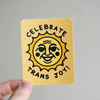 Celebrate Trans Joy Sticker