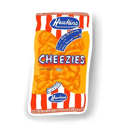 Cheezies Sticker