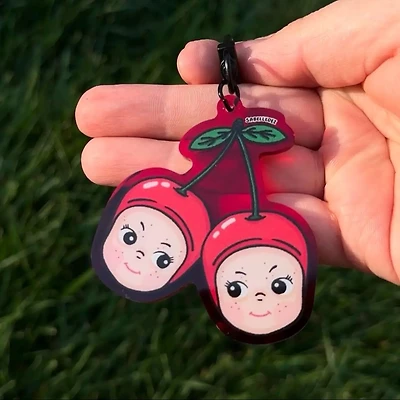 Cherry Babyface Acrylic Keychain