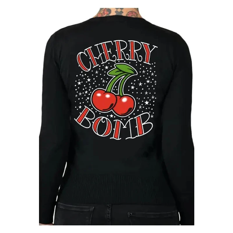 Cherry Bomb Long Sleeve Top