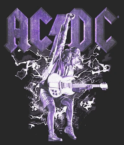 ACDC Purple Lightning Tank Top