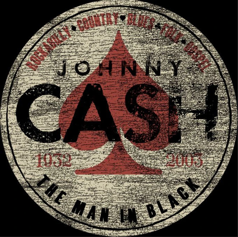 Johnny Cash the man black