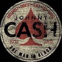 Johnny Cash the man black