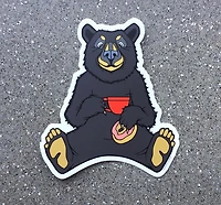 Coffee Bear Sticker