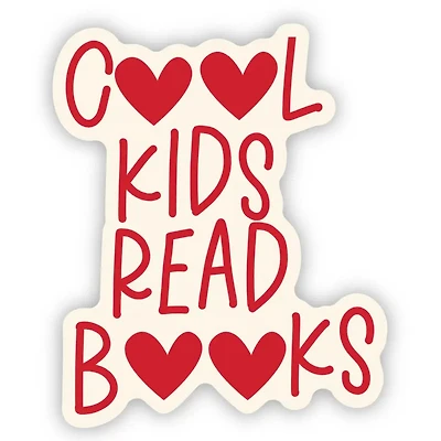 Cool Kids Read Books Sticker