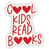 Cool Kids Read Books Sticker
