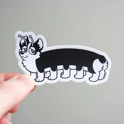 Corgipillar Sticker