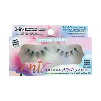 2 In 1 Cluster Wispy Natural Spikey Doll Lashes