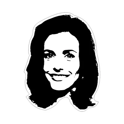 Friends Courtney Cox Vinyl Sticker