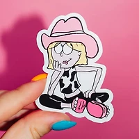 Cowgirl Elizabeth Sticker