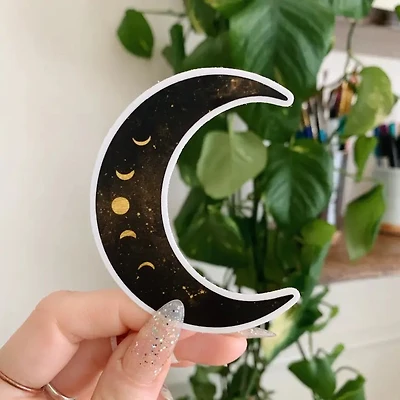 Cresent Moon Sticker
