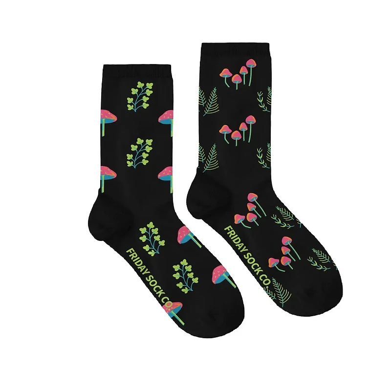 Neon Mushroom Socks