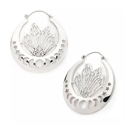 Crystal Moon Phase Cutout Hangers