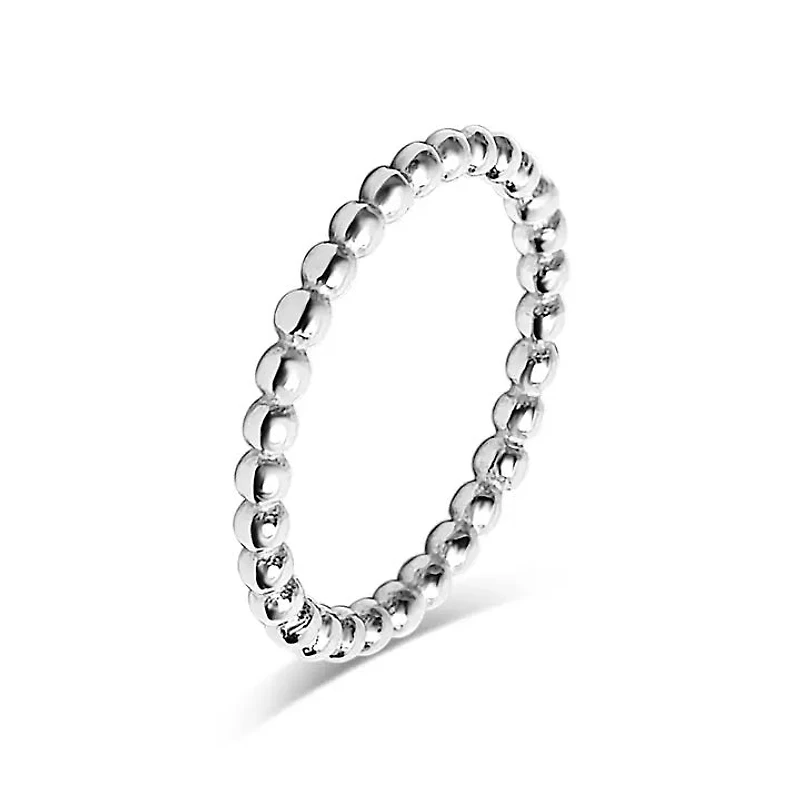 Stainless Steel Beaded Spacer Ring